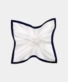 White Pocket Square